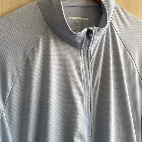 MAGCOMSEN Women's UPF 50+ Lightweight Athletic Jacket Full Zip Light Blue Medium - Picture 2 of 6